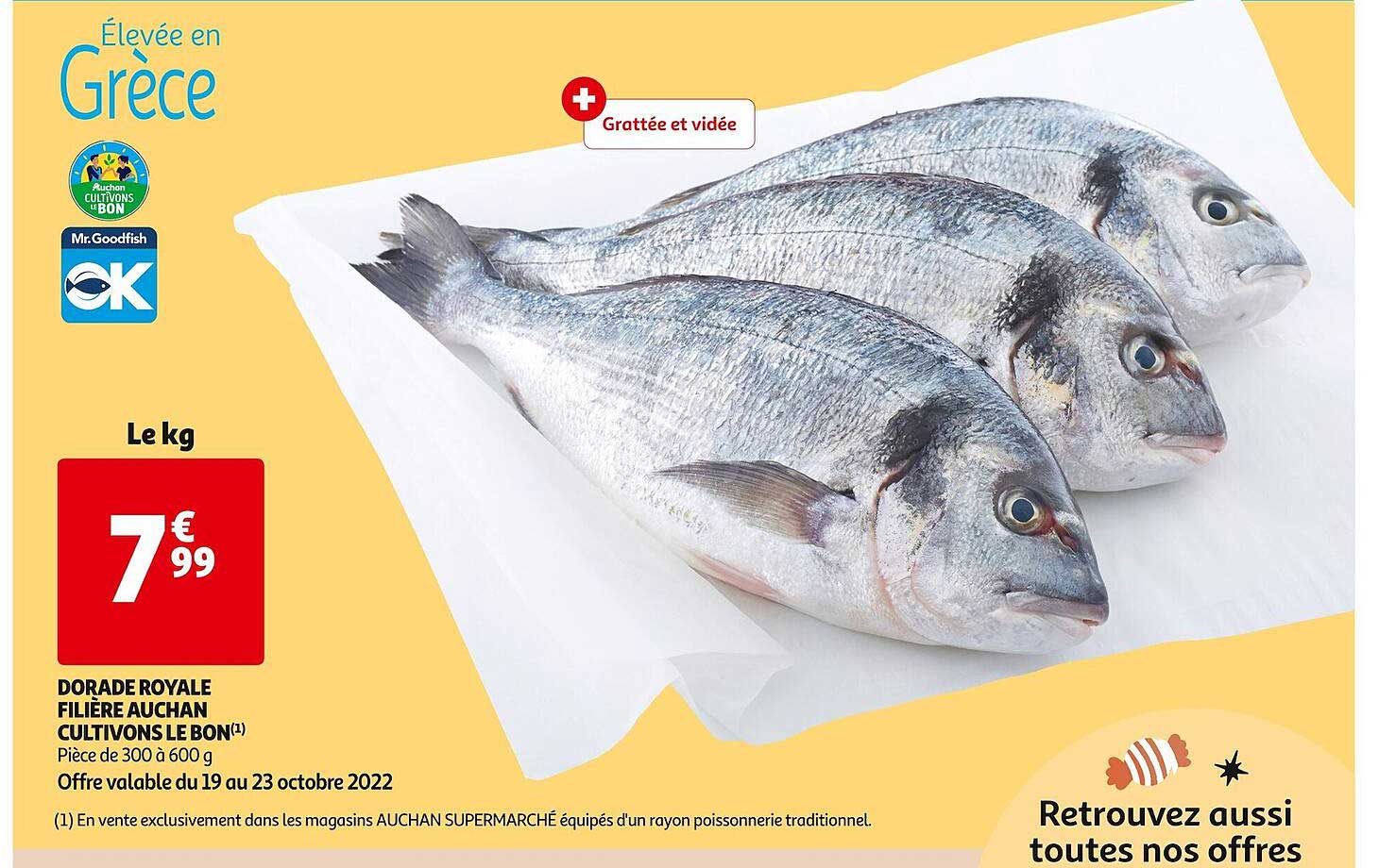 dorade royale filière auchan cultivons le bon