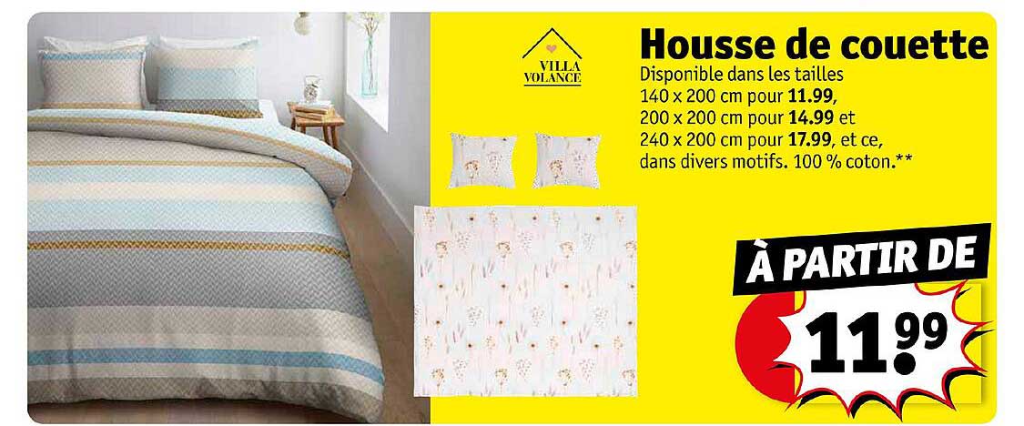 housse de couette villa volance