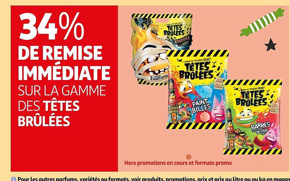 la gamme des têtes brûlées