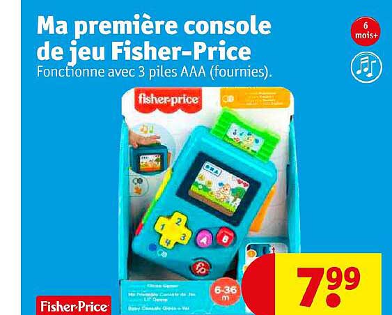 ma première console de jeu fisher-price
