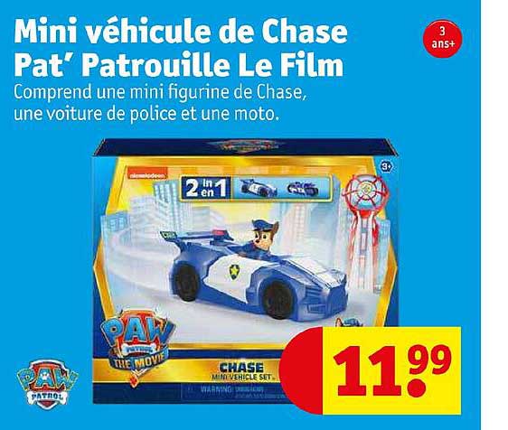 mini véhicule de chasse pat'patrouille le film