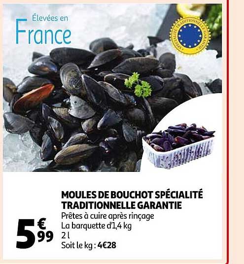 moules de bouchot spécialité traditionnelle garantie