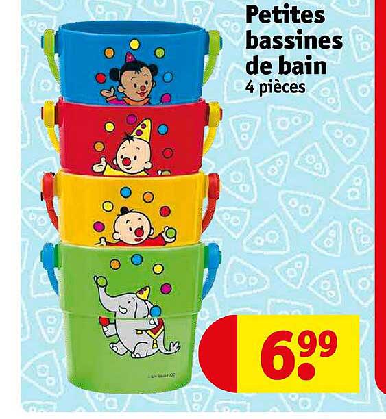 petites bassines de bain
