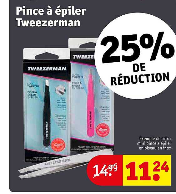 pince à épiler tweezerman