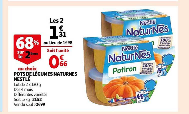 pots de légumes naturnes nestlé