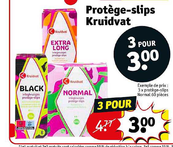 protège-slips kruidvat
