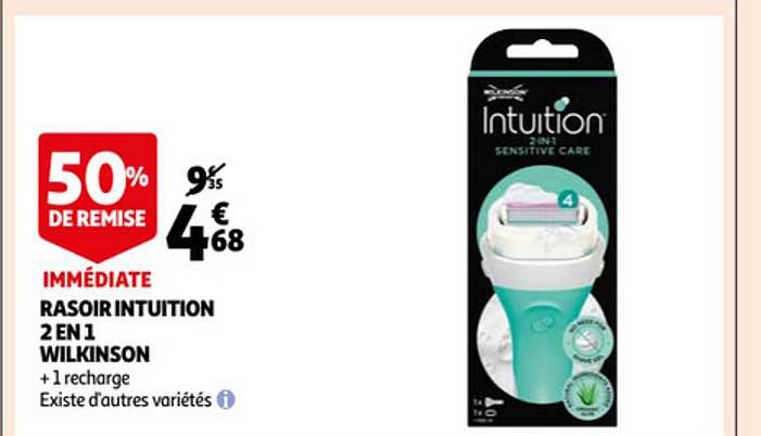 Rasoir Intuition 2 En 1 Wilkinson