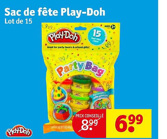 sac de fête play-doh