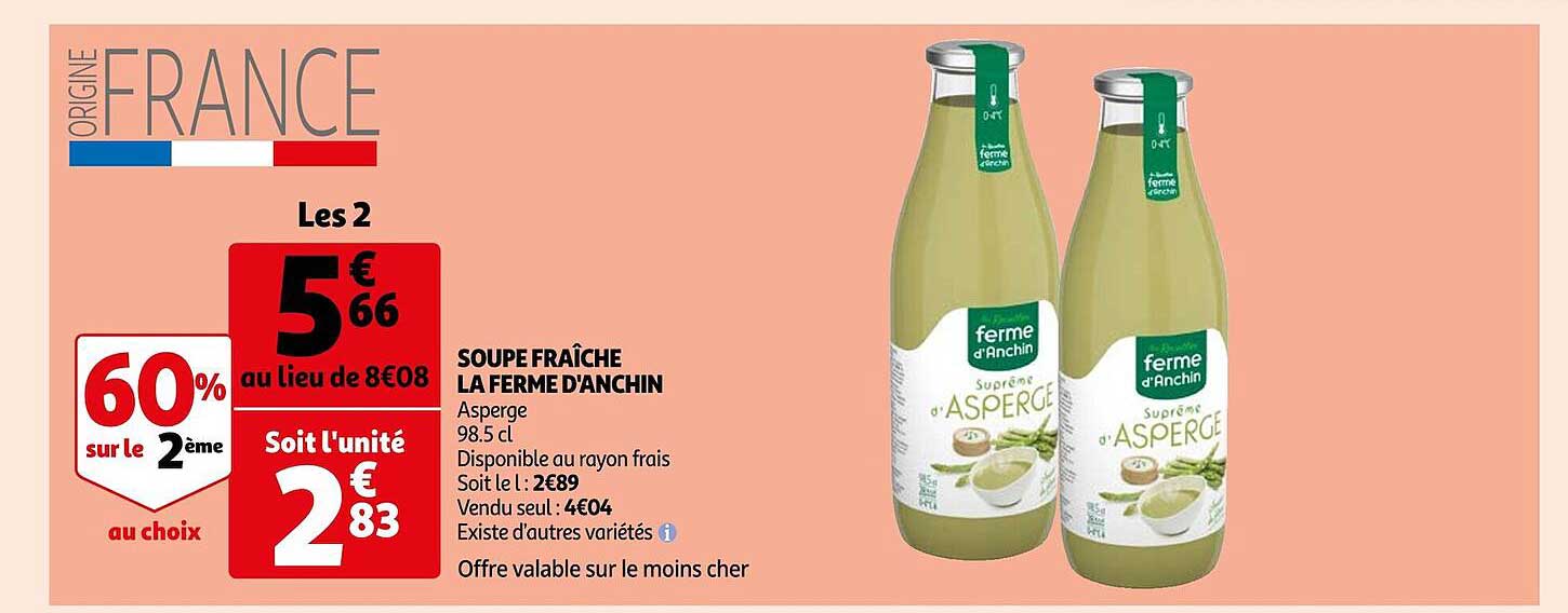 soupe fraîche la ferme d'anchin