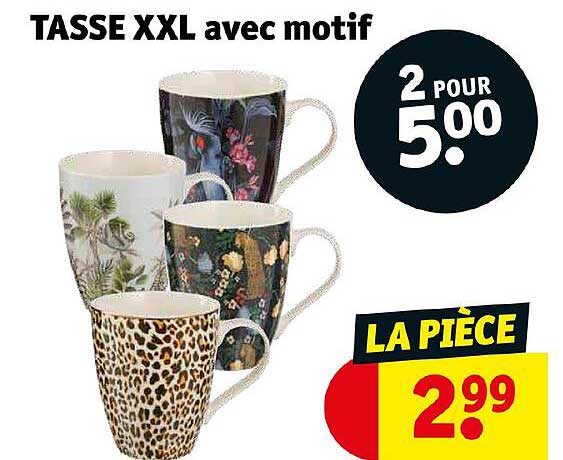 Tasse Xxl Avec Motif