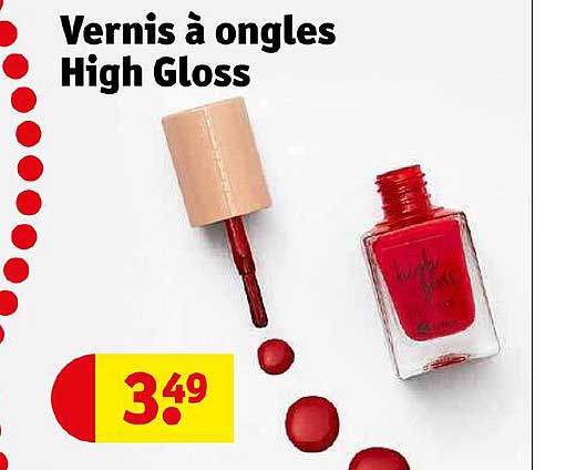 vernis à ongles high gloss