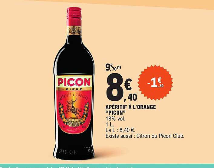 apéritif à l'orange "picon"