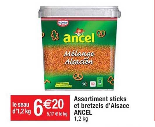 Assortiment Sticks Et Bretzels D'alsace Ancel