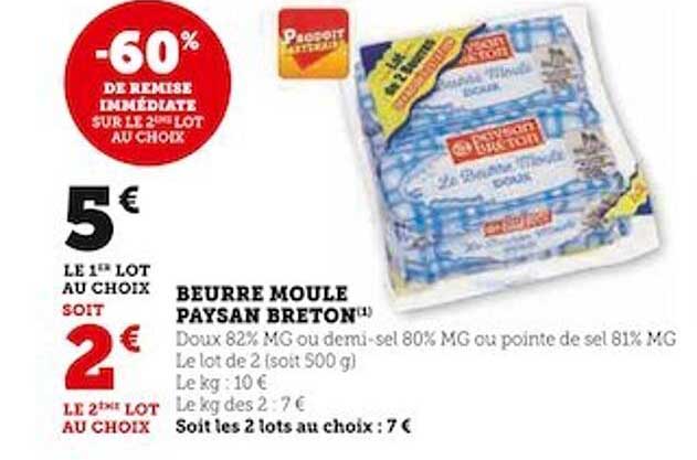 beurre moule paysan breton