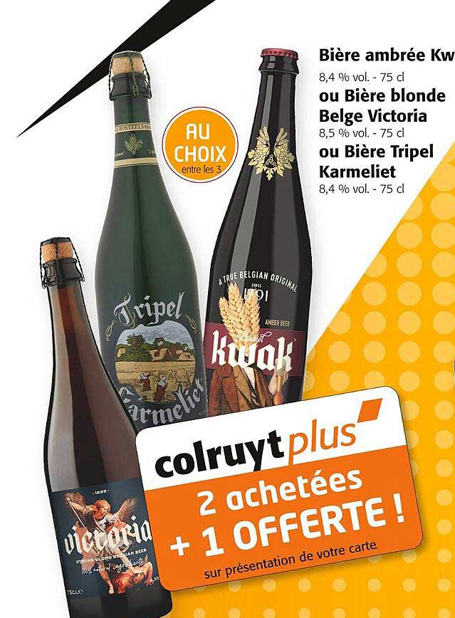Bière Ambrée Kw Ou Bière Blonde Belge Victoria Ou Bière Tripel Karmeliet