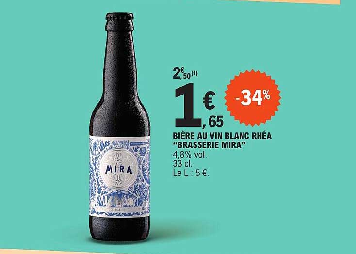 bière au vin blanc rhéa "brasserie mira"