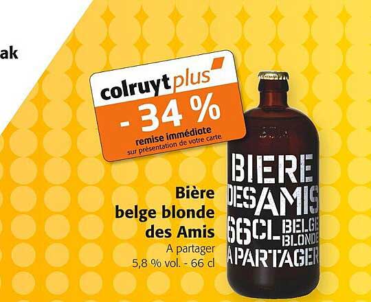 bière belge blonde des amis