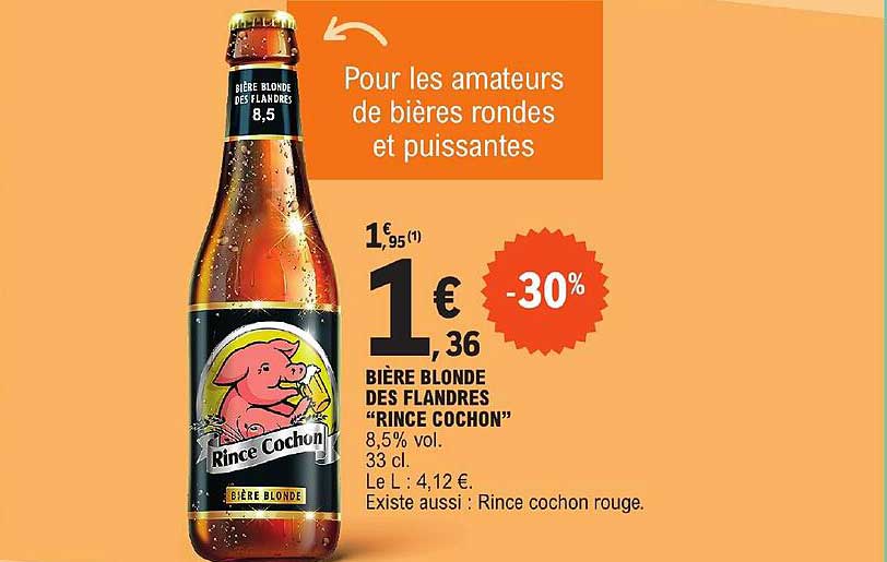 bière blonde des flandres "rince cochon"