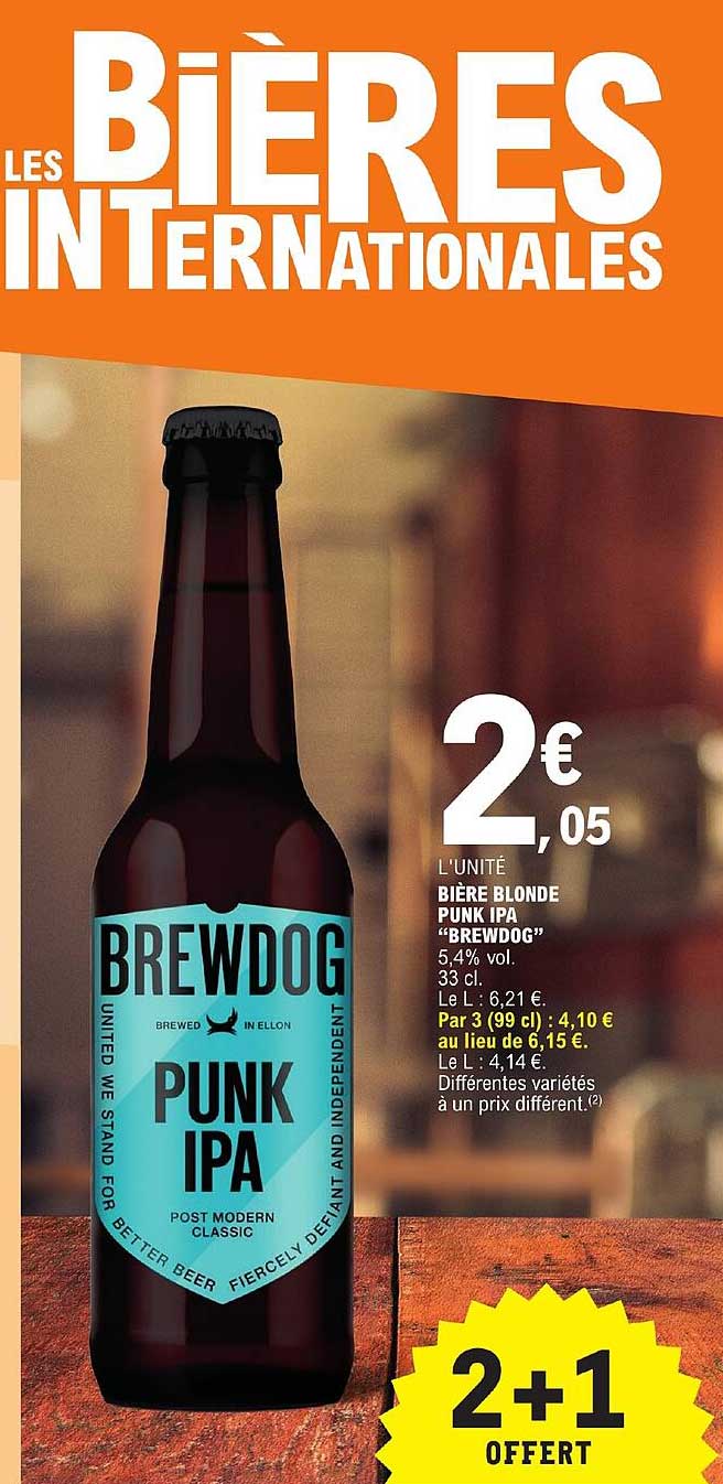 bière blonde punk ipa "brewdog"