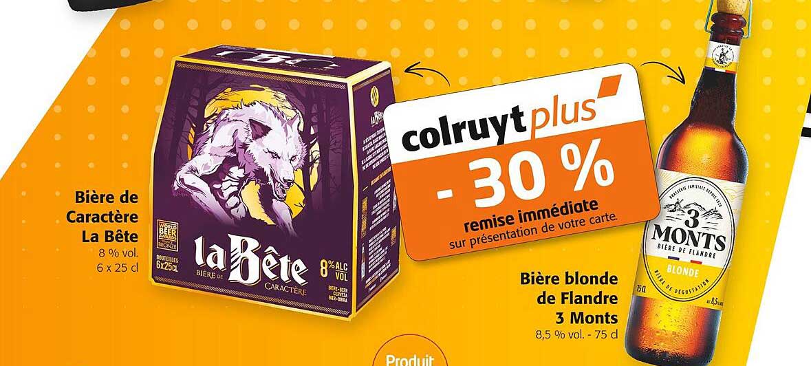 bière de caractère la bête, bière blonde de flandre 3 monts
