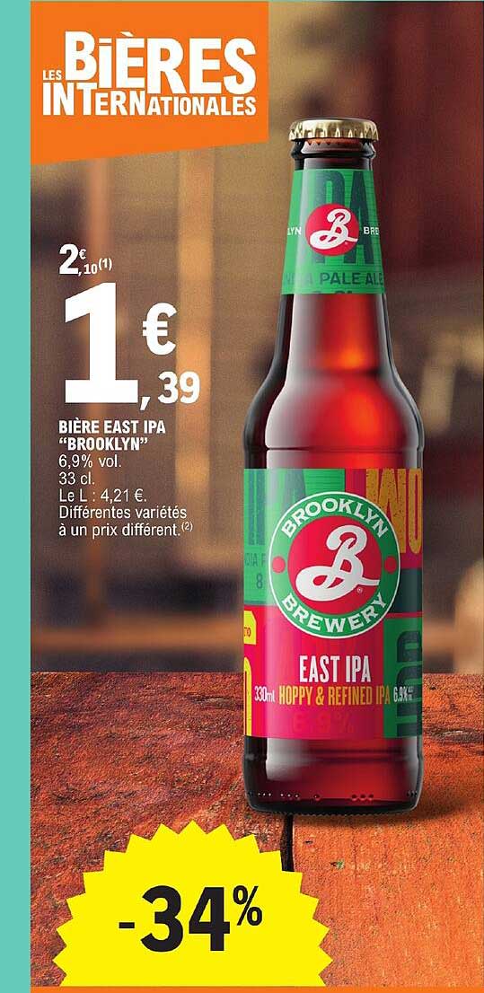 bière east ipa "brooklyn"