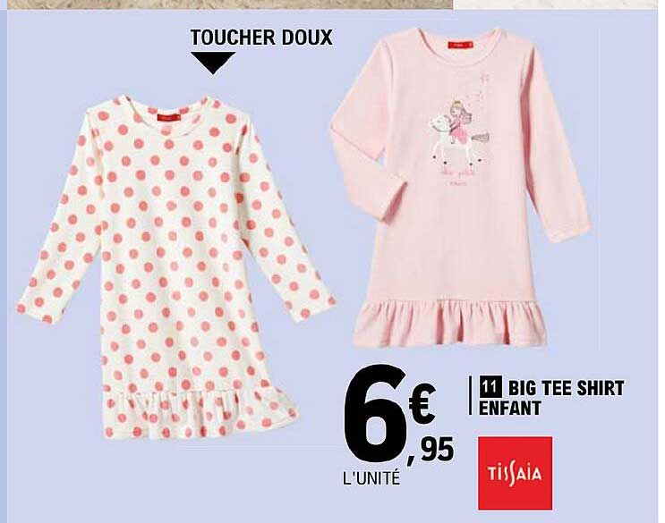 big tee shirt enfant tissaia