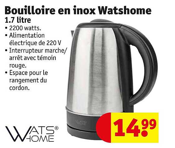 Bouilloire En Inox Watshome
