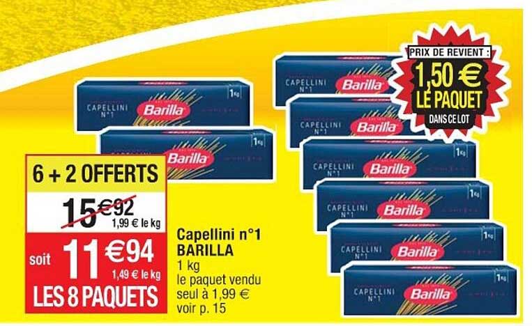 Capellini N°1 Barilla
