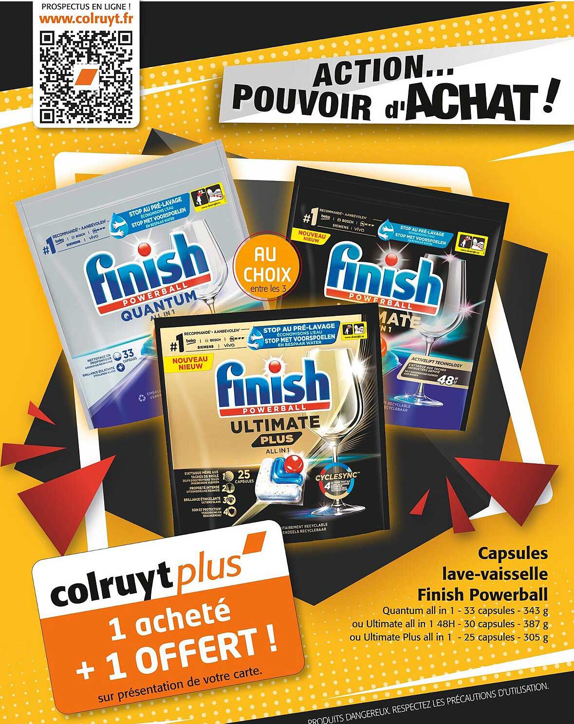 capsules lave-vaisselle finish powerball