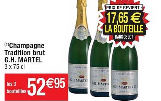 champagne tradition brut g.h. martel