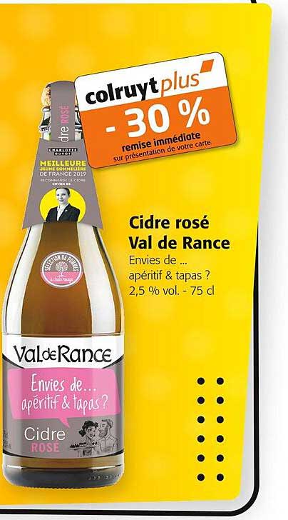 cidre rosé val de rance