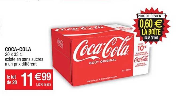 coca-cola 20 x 33 cl