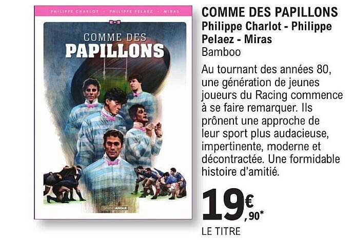 comme des papillones philippe charlot - philippe pelaez - miras bamboo