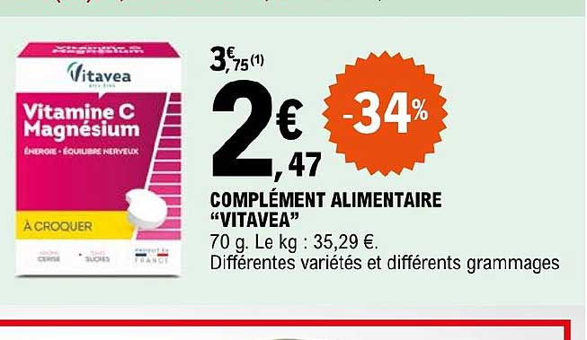 complément alimentaire "vitavea"