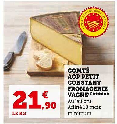 comté aop petit constant fromagerie vagne
