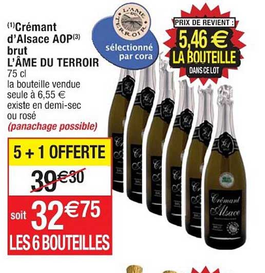 Crémant D'alsace Aop Brut L'âme Du Terroir