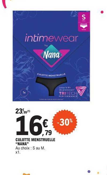 culotte menstruelle "nana"