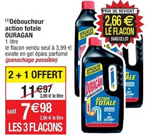 déboucheur action totale ouragan