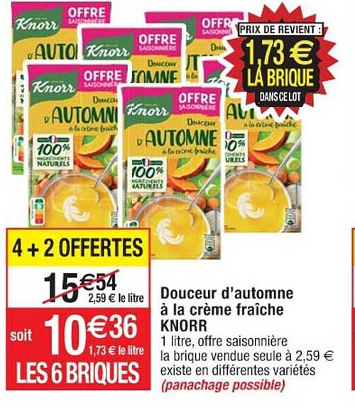douceur d'automne à la crème fraîche knorr