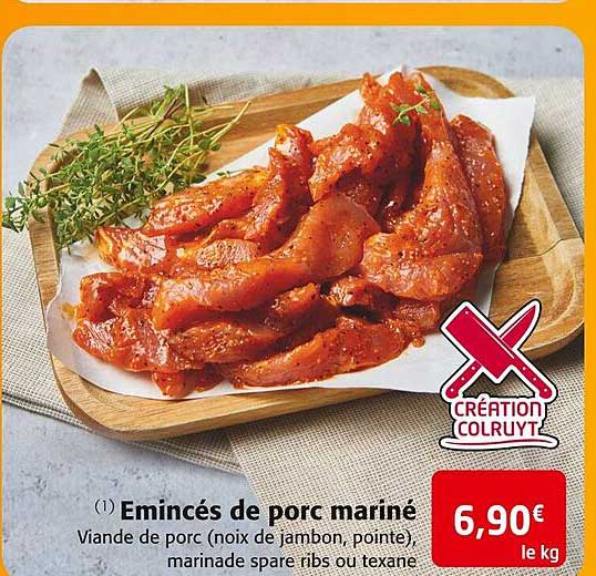 émincés De Porc Mariné
