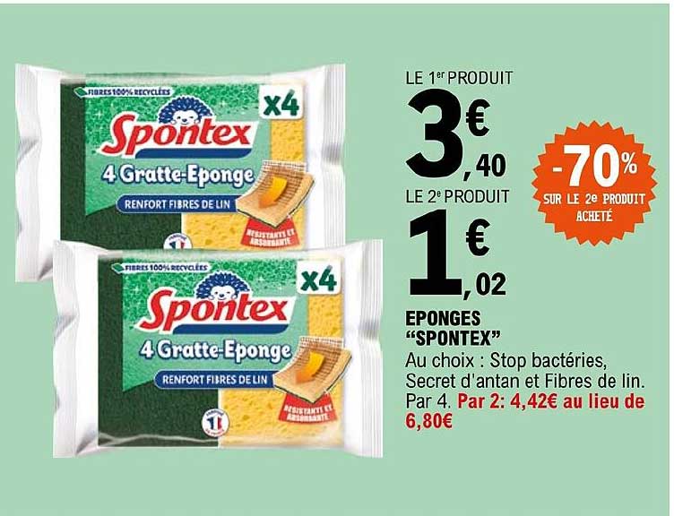 Eponges "spontex"
