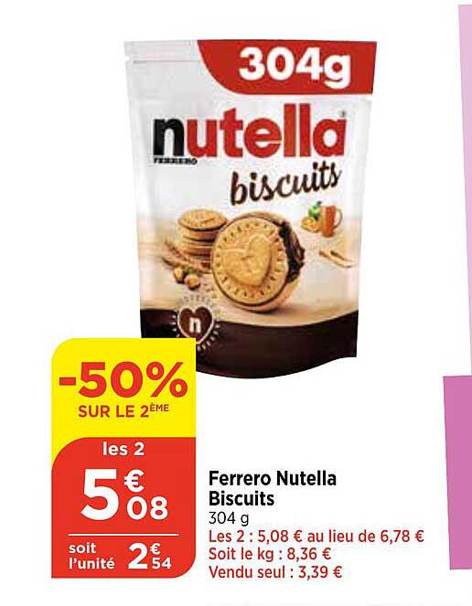 Ferrero Nutella Biscuits