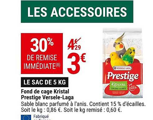 fond de cage kristal prestige versele-laga