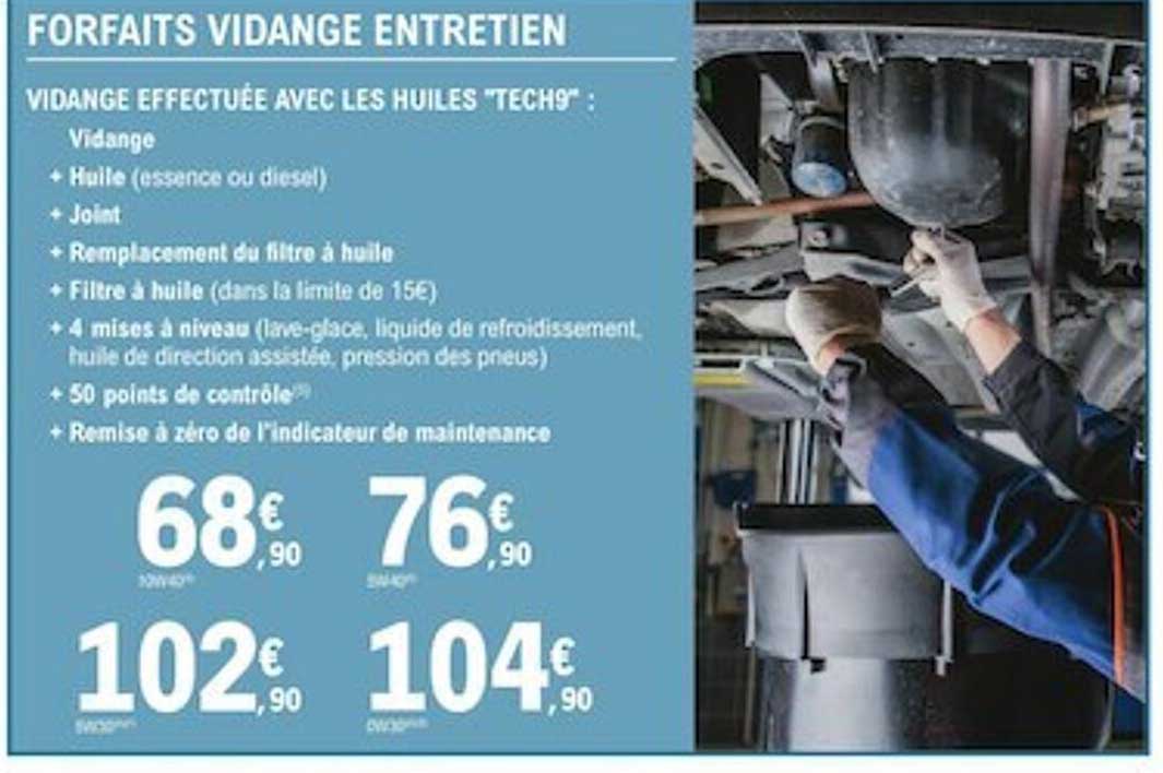 forfaits vidange entretien