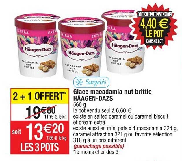 glace macadamia nut brittle häagen-dazs