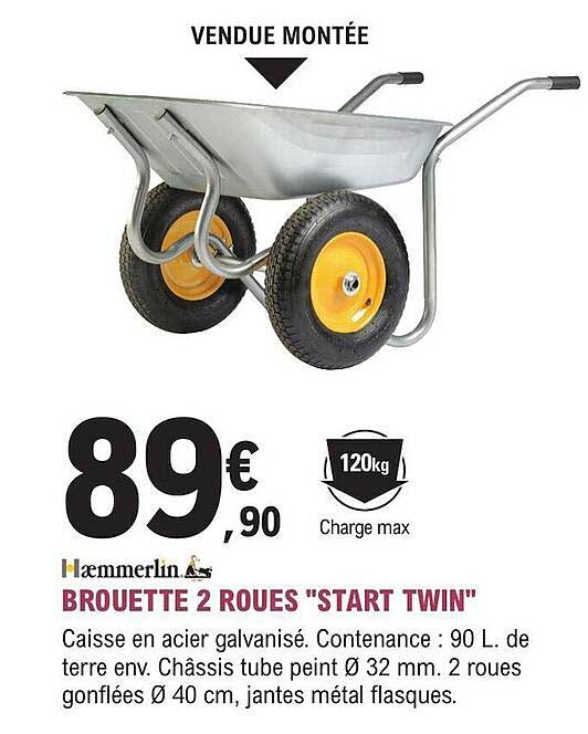 Hæmmerlin Brouette 2 Roues "start Twin"