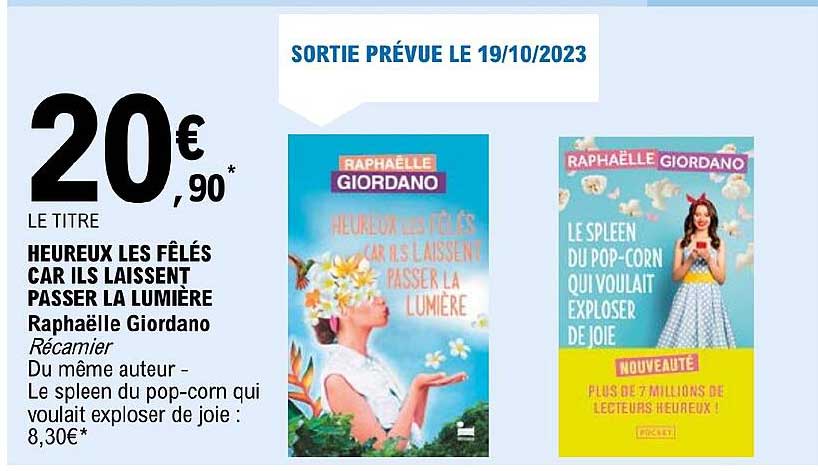 heureux les fêlés car ils laissent passer la lumière raphaëlle giordano récamier