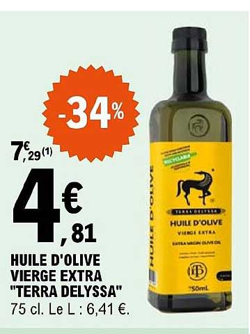 Huile D'olive Vierge Extra "terra Delyssa"