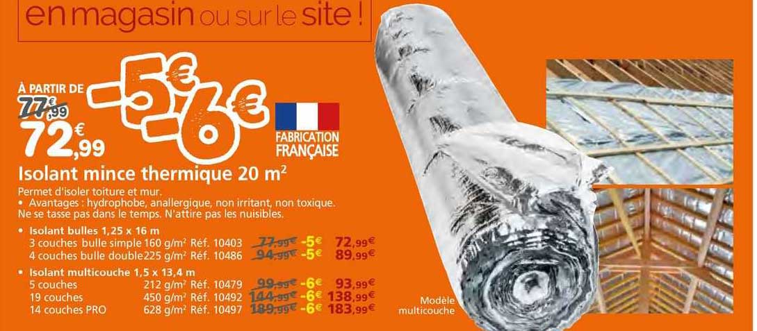 isolant mince thermique