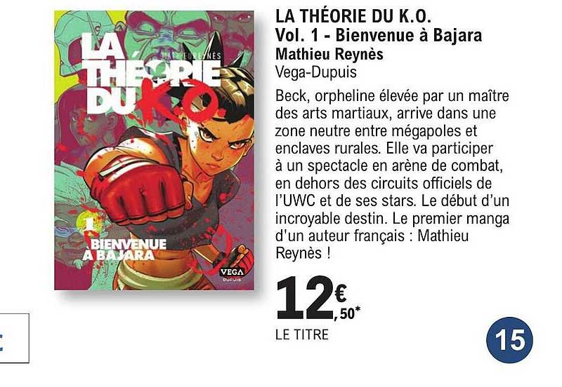 la théorie du k.o. vol. 1 - bienvenue à bajara mathieu reynès vega- dupuis